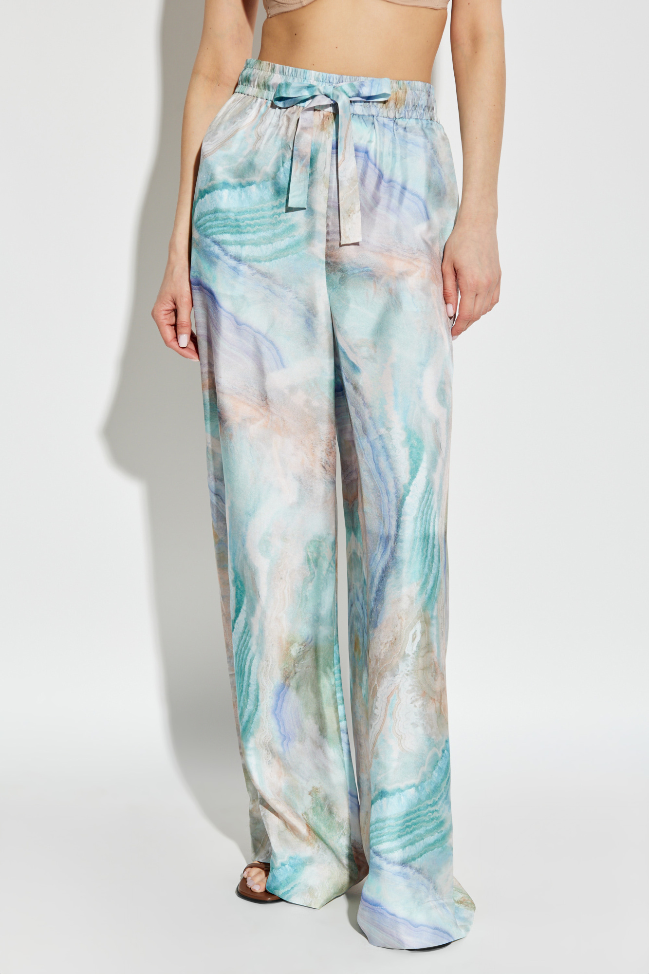 Zimmermann Silk pants with a loose fit | Women's Clothing Zimmermann Silk pants with a loose fit | Women's Clothing